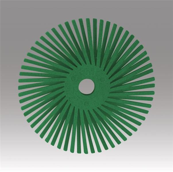048011-24276 - 3 Inch 50 Grade, Scotch-Brite™ Roloc™ Radial Bristle Disc, 40 per case