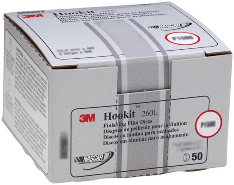 051131-00952 - 5 Inch, 3M™ Hookit™ Finishing Film Disc, 00952, P1200, 100 discs per box, 4 boxes per case