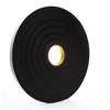 051131-06375 - 3/4 Inch x 36 Yard, 3M Vinyl Foam Tape 4508 Black, 12 per case