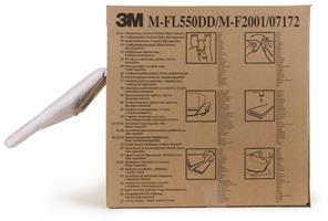 051131-07172 - 3M Maintenance Sorbent Folded M-FL550DD/M-F2001/07172(AAD), Environmental Safety Product, High Capacity, 3 per case