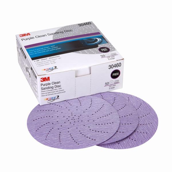 051131-30460 - 5 Inch, Purple Clean Sanding Abrasive Disc 334U