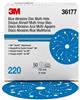 051131-36177 - 6 Inch, 3M™ Hookit™ Blue Abrasive Disc Multi-hole, 36177, 220 Grade, 50 discs per box, 4 boxes per case