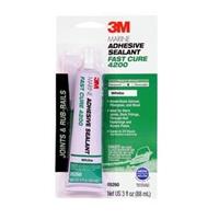 051135-05260 - 3 oz Tube, Marine Adhesive Sealant Fast Cure 4200FC, White, 6 per case
