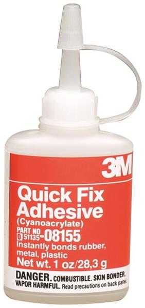051135-08155 - 1 oz Bottle, Quick Fix Adhesive, 08155, 12 per case