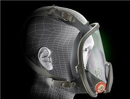 051138-54146 - Medium, Full Facepiece Reusable Respirator 6800, 4 per case