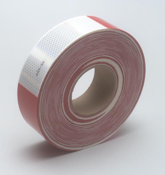 051138-67535 - 2 Inch x 150 Feet, 3M™ Diamond Grade™ Conspicuity Marking Roll 983-326 (PN67535) Red/White