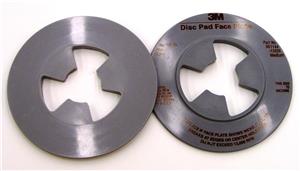 051144-13325 - 4-1/2 Inch, Medium, Gray, Disc Pad Face Plate 13325, 10 per case