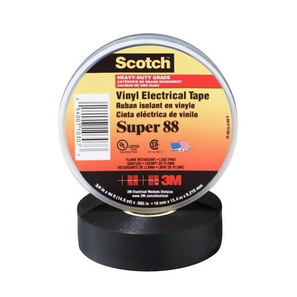 054007-10356 - 2 Inch x 36 Yards, Premium Vinyl Electrical Tape Super 88