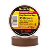 054007-10885 - 3/4 Inch x 66 Feet, Vinyl Color Coding Electrical Tape 35, Brown