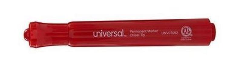 07052-MARKER - Red, Chisel Tip, Permanent Marker