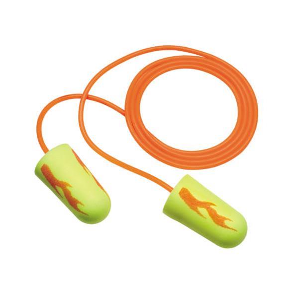 080529-11035 - Regular Size, 3M E-A-Rsoft Yellow Neons Blasts Corded Earplugs 311-1252, in Poly Bag, 2000 EA/Case