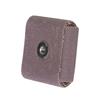 08834184463 - 1-1/2 X 1-1/2 X 1/2 Inch Square Pad 60 Grit 1/4-20 Eyelet Aluminum Oxide