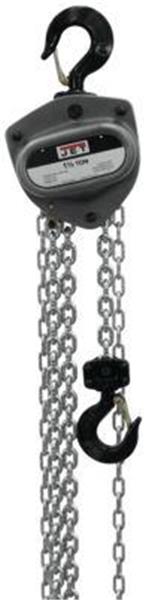 101100-JPW - 3 Ton, L-100-150WO-10, Hand Chain Hoist With 10 Foot Lift & Overload Protection