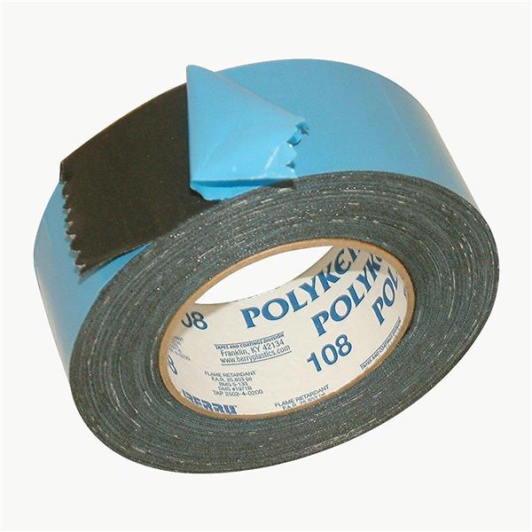 108-TAPE-2 - Tape 2x25yd Double Coated Black 108FR