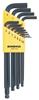 10936 - 12 Piece Ball End L-wrench Set - Sizes: .050-5/16 Inch