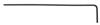 12949 - 1.27mm Ball End L-wrench, Long Arm - Bulk Quantity