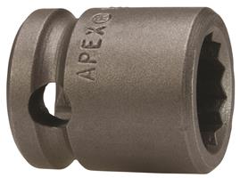 10MM03 - 3/8 Inch Square Drive Socket, 10 mm Hex Opening, 6 Point Hex, Short Length