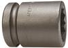 14MM15 - 1/2 Inch Square Drive Socket, 14 mm Hex Opening, 6 Point Hex, Standard Length