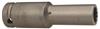17MM55 - 1/2 Inch Square Drive Socket, 17 mm Hex Opening, 6 Point Hex, Long Thin Wall Length