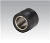 11069-DYNABRADE - 7/16 Inch Dia. x 3/8 Inch W x 1/4 Inch I.D., Crown Face, 70 Duro Rubber Contact Wheel
