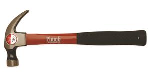 11406-PLUMB - 16 oz Regular Fiberglass Curve Claw Hammer