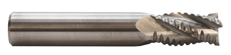 11428120 - 9/32 Inch Diameter 4-Flute, Solid Carbide Chipbreaker, Center Cutting Tuff Cut® GP End Mill