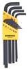 12136 - 12 Piece Hex L-wrench Set, Long Arm - Sizes: .050-5/16 Inch