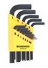12237 - 13 Piece Hex L-wrench Set, Short Arm - Sizes: .050-3/8 Inch