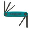 12543 - 5 Piece Utility GorillaGrip Fold-up Tool - Sizes: Phillips, Slotted & Square