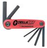 12595 - 6 Piece Hex GorillaGrip Fold-up Tool - Sizes: 3-10mm