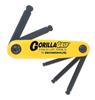 12894 - 5 Piece Ball End GorillaGrip Fold-up Tool - Sizes: 3/16-3/8 Inch