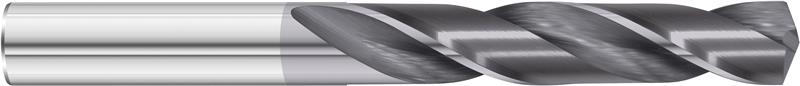 13022-FULLERTON - 1/16 (.0625) TIALN Coated 135° Series 1500 Solid Carbide Drill- Jobber Length