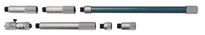 137-213 - 2-20 Inch, .001 Inch, Mechanical Extention Rod Type Inside Micrometer, Extention Rods (.5 Inch, 1 Inch, 2 In(2), 4 Inch,8 In)