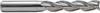 13810011NR.060 - 1 Inch Tuff Cut® X-AL 3-Flute, Center Cutting Aluminum Finisher Endmill - 1-1/4 Inch LOC, 7 Inch OAL, Necked, .060R