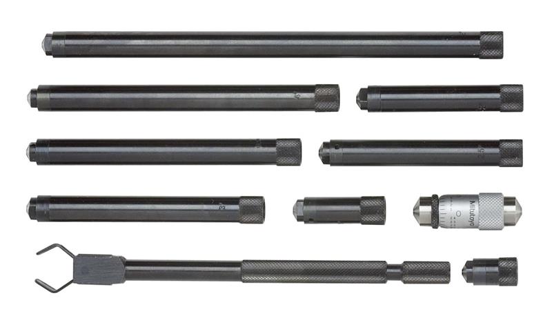 139-201 - 1.5-12 Inch, .001 Inch, Mechanical Extention Rod Type Inside Micrometer, Extention Rods (.5 Inch, 1 Inch, 2 Inch, 2.5 Inch, 3 Inch, 3.5 Inch, 4 Inch, 6 In)