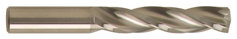 1452-11.00 - 11mm Diameter 5xD Drill, 3 flutes, Carbide, Bright Finish, Straight Shank, 150° Point, Right Hand Cut