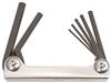 14592 - 7 Piece Hex Metal Handle Fold-up Tool - Sizes: 1.5-6mm