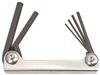 14595-BONDHUS - 6 Piece Hex Metal Handle Fold-up Tool - Sizes: 3-10mm