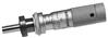 148-502 - 0 Inch - 1/2 Inch, 0.001 In, Mechanical Micrometer Head, 3/8 Inch Diameter Stem with Clamp Nut, Flat Spindle Face, Spindle Lock, Zero-Adjust Thimble