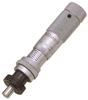 148-504 - 0-13mm, 0.01mm, Mechanical Micrometer Head, 9.5mm Diameter Stem with Clamp Nut, Flat Spindle Face, Spindle Lock, Zero-Adjust Thimble
