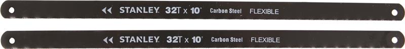 15-908A - Carbon Steel 10 Inch Hacksaw Blade 18 TPI – 2 Pack - STANLEY®