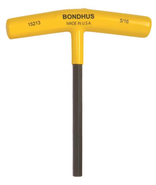 15213-BONDHUS - 5/16 Inch Hex T-Handle - 6 Inch Length
