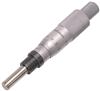153-203 - 0-25mm, 0.01mm, Mechanical Micrometer Head, 12mm Diameter Plain Stem, Flat Carbide Tipped Spindle Face, Non-Rotating Spindle