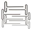 15432-BONDHUS - 8 Piece Loop Hex T-Handle Set,  6 Inch Length - Sizes: 3/32-1/4 Inch