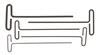 15548-BONDHUS - 5 Piece Loop Hex T-Handle Set, 9 Inch Length - 2.5-6mm