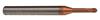 156M0180N8A - 1.8mm Tuff Cut® DM, 2-Flute, ALtima 52 Coated, Center Cutting, Ball Nose Endmill - 8.0mm Neck Length