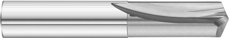 17568-FULLERTON - 29/64 (.4531) Straight 2-Flute, 135° Notched, Solid Carbide Series 1570 Die Drill