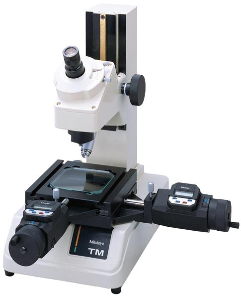 176-818A - TM-505 Toolmaker's Microscope, 30X Magnification, 2 In X 2 In Stage Travel, With Digimatic Mic Heads