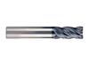 18010-COATED - 1/8 Inch Diameter Solid Carbide AlTiN Coated, 4 Flute, 1/2 Inch LoC, 1-1/2 Inch OAL .015” Corner Radius VX Endmill