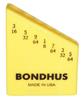 18045 - Bondhex Case Holds 7 L-Wrenches - Sizes: 5/64-3/16 Inch